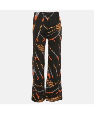 Women's Zig Zag Knit Straight Leg Trousers