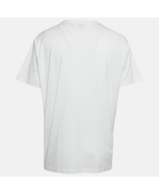 Women's Botanical Sketch Print Applique Cotton T-Shirt