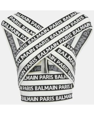 Women's Logo All Over Knit Crossover Banded Top