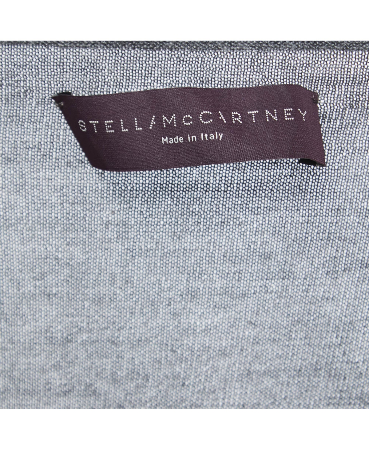 Pre-Owned Stella Mccartney Women's Grey Knit Long Sleeve V Neck Sweater