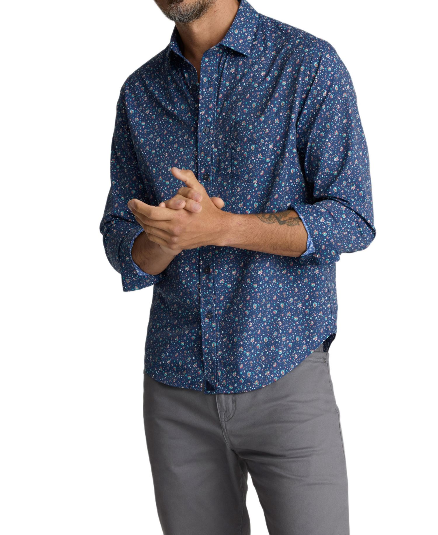 Men's Slim Fit Wrinkle-Free Millerford Button Up Shirt