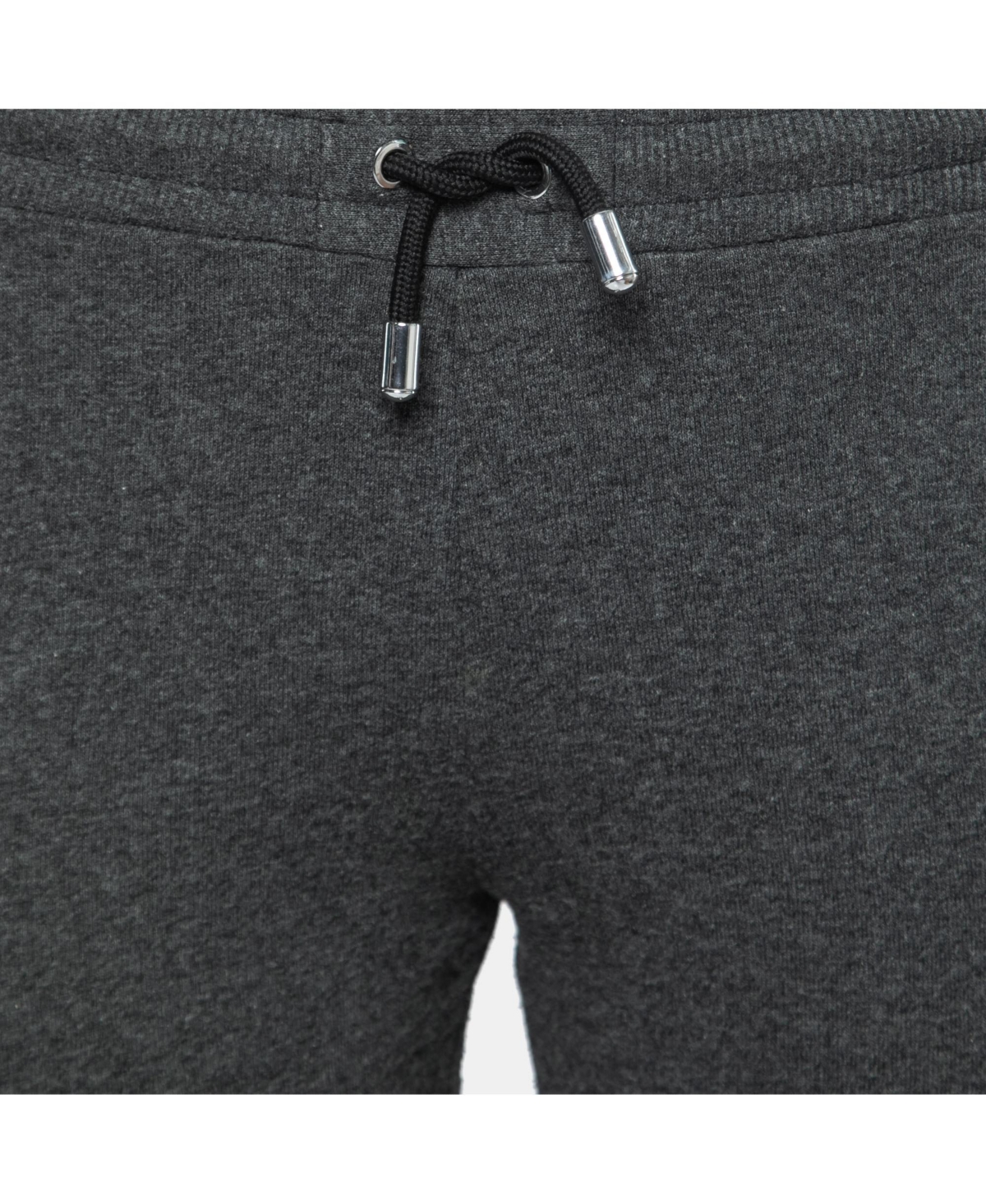 Pre-Owned Versace Women's Pre-Owned Versus Versace Grey Cotton Zip Detail Logo Tape Trimmed Joggers