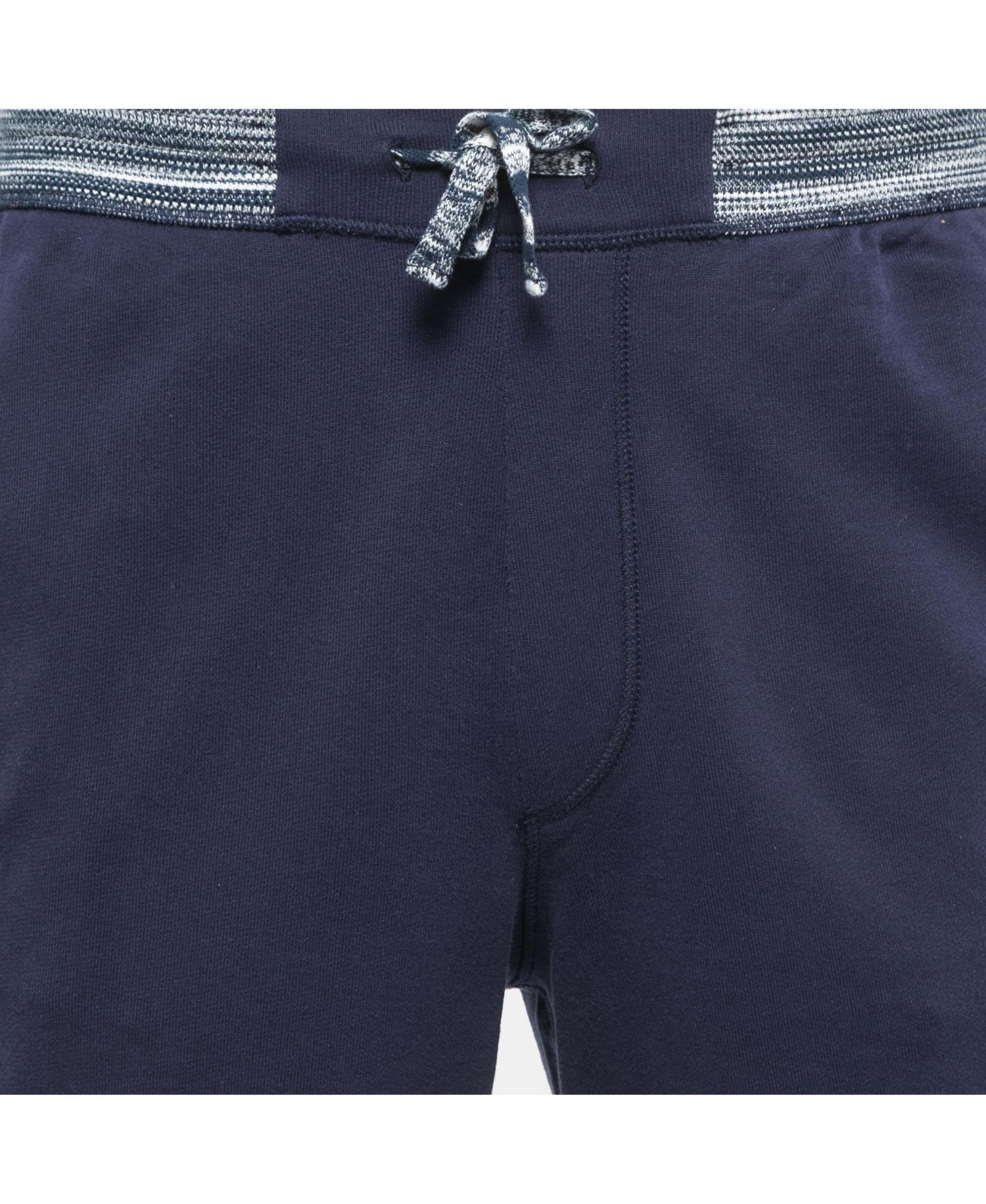 Women's Navy Blue Cotton Drawstring Lounge Pants