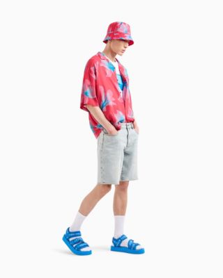 Men's Boxy-Fit Floral Shirt