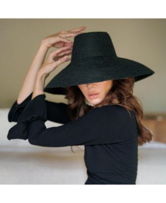 Riri Jute Hat in Black