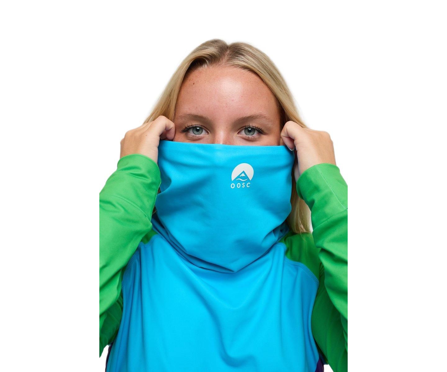 Женский топ OOSC High Neck Baselayer - Powder Hound, цвет: Colorful Active Top — фото 3
