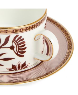 Red Splendour  5.9oz Teacup Saucer