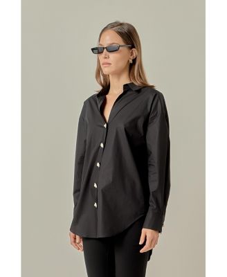 Women's Oversized Collared Shirt