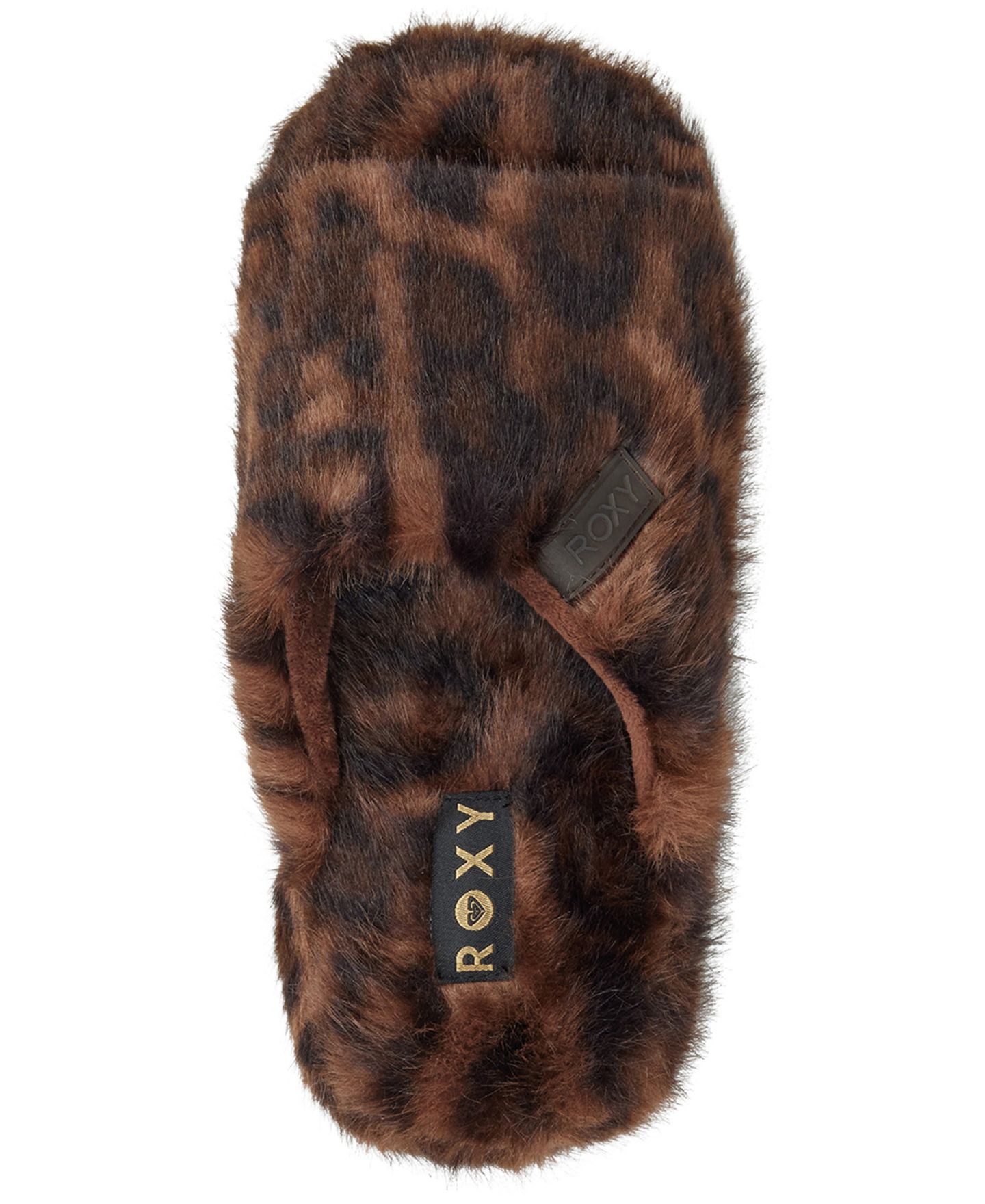 Женские тапочки Roxy Sloane Round Toe Slippers, цвет: Коричневый разноцветный — фото 4