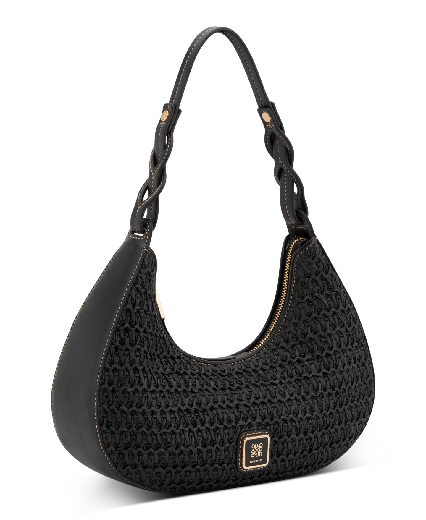 Женская сумка Nine West Nefi Shoulder, цвет: Чёрный — фото 2