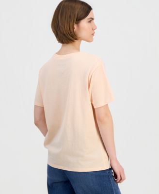 Juniors' Minnie Mouse Floral Graphic T-Shirt