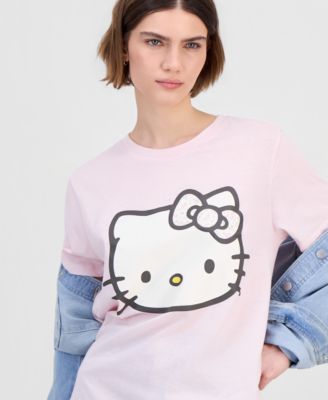 Juniors' Hello Kitty Ditsy Floral T-Shirt
