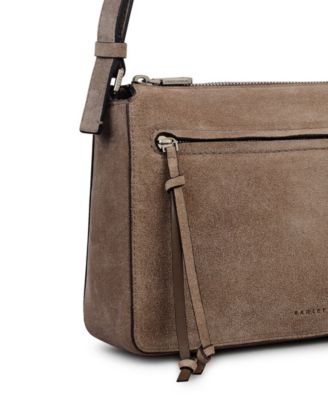 Fountain Park Suede Small Crossbody Bag