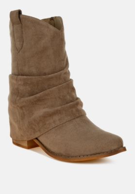 Womens Bronco Slouchy Calf Boots