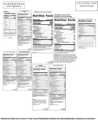 Lots of Holiday Treats Gift Basket, 10 Piece Set