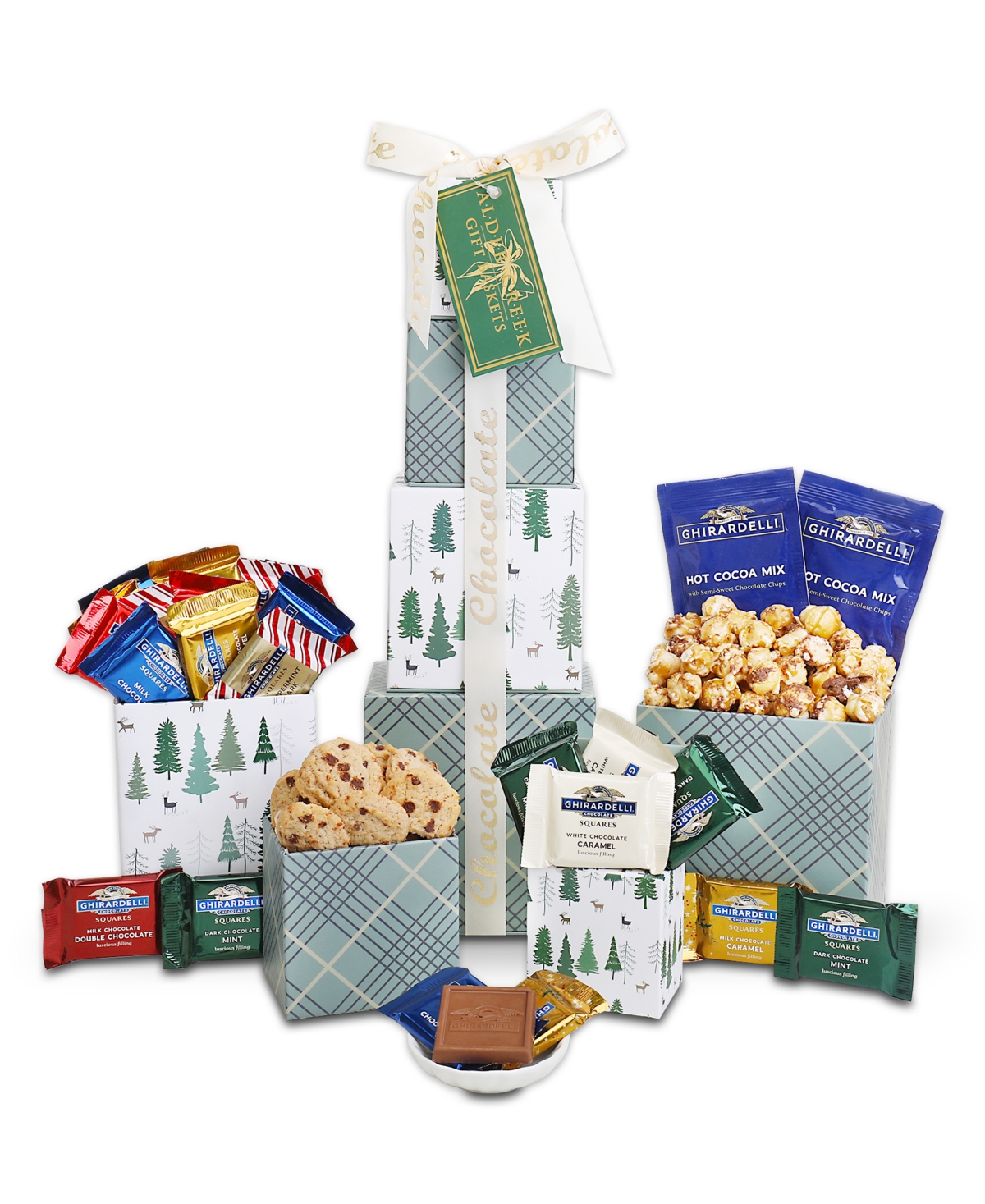 Alder Creek Gift Baskets Holiday Ghirardelli Seasonal Favorites, 20-Pc.