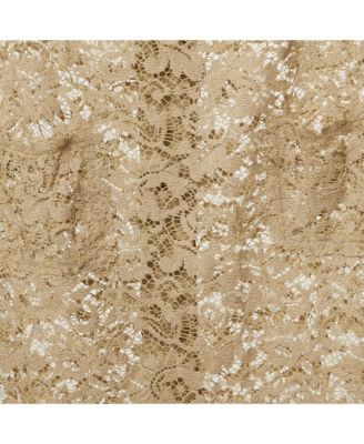 Women's Pre-Owned D&g Beige Lace Sleeveless Sheer Top