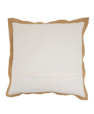 Embroidered Owl Down Filled Decorative Pillow, 20" x 20"