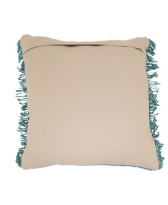 Fringe Down Filled Decorative Pillow, 20" x 20"