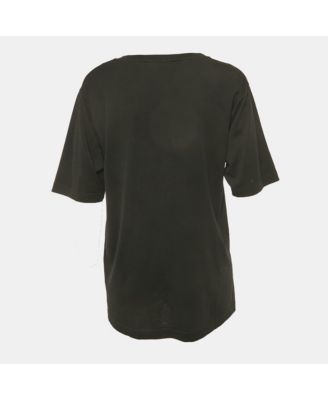 Women's Black Graffiti Logo Oversized T-Shirt