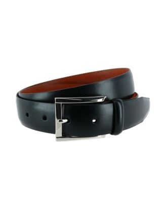 Men's Broderick 32mm Leather Dress Belt – Full Grain Leather, Classic Square Buckle