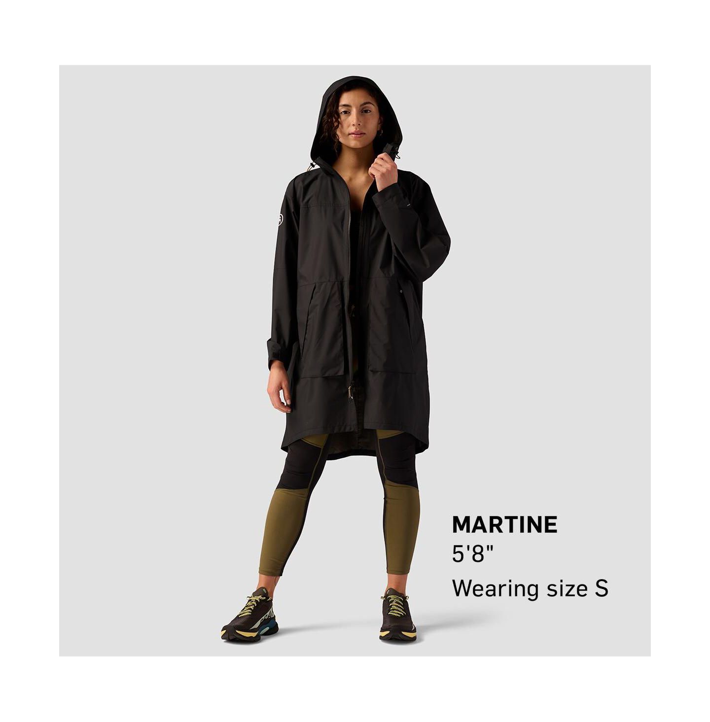 Женская куртка Backcountry Runoff 2.5L Rain Parka Rain, цвет: Чёрный — фото 5