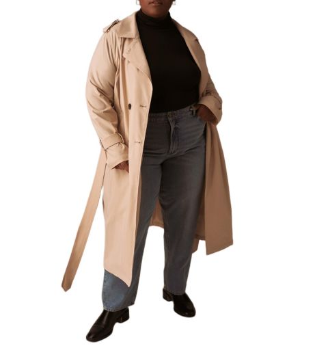 Женские куртки Universal Standard Plus Size Park Soft Trench
