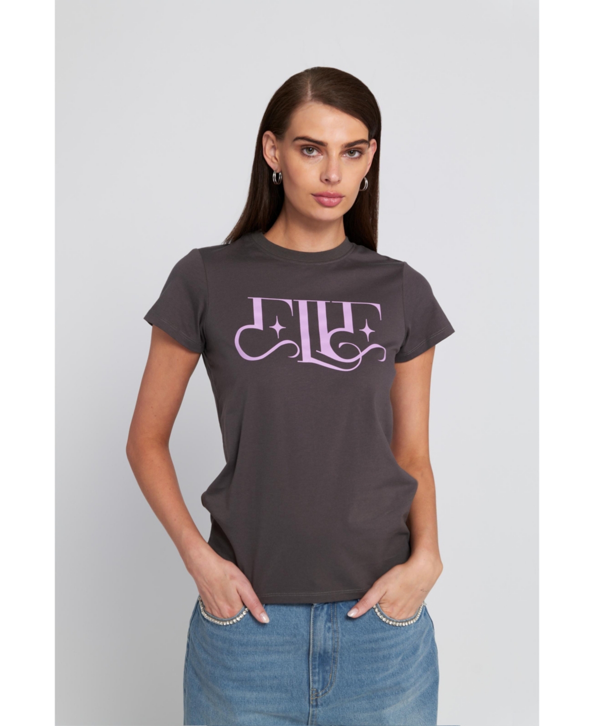Elle Collection Women's Magical Logo Graphic Tee T-Shirt