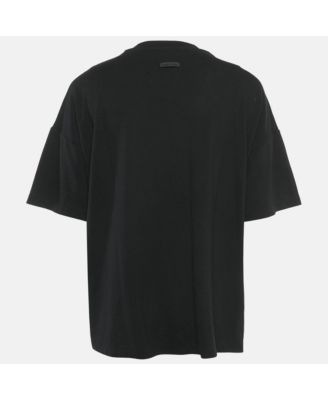Men's Black Jersey Oversized T-Shirt