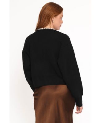 Women's Bloom Pearl Knit Cardigan.