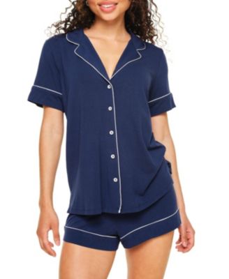 Women's Jane Pajama Shirt & Shorts Set