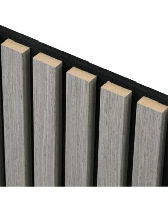 4 Pack Acoustic Wall Panels, 24" x 24" Wood Wall Panels,