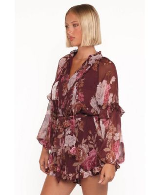 Women's Delaney Long Sleeve Romper