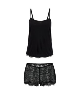 Plus Size Regin Cami & Shorts Set Lingerie