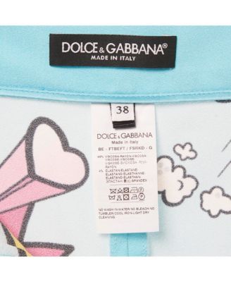 Women's Blue Printed Crepe Sleeveless Crop Top & Shorts Set