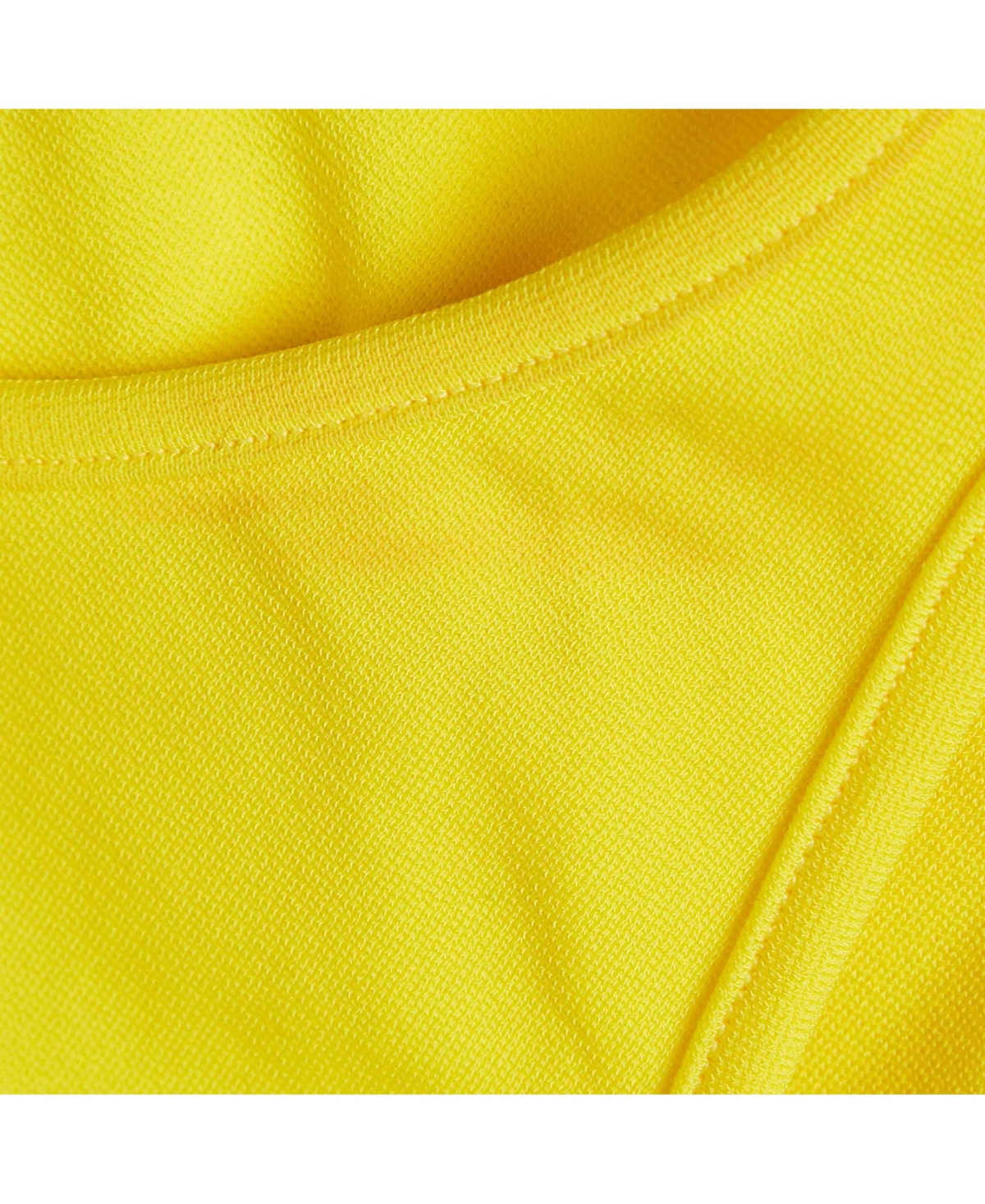 Pre-Owned Versace Women's Yellow Cut-Out Logo Detail Jersey Bodysuit