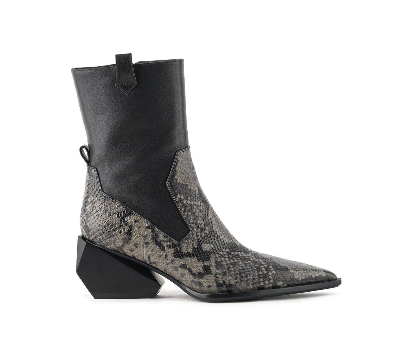 Женские ботинки United Nude Ricky West Mid II Western Boot, цвет: Угольный — фото 1