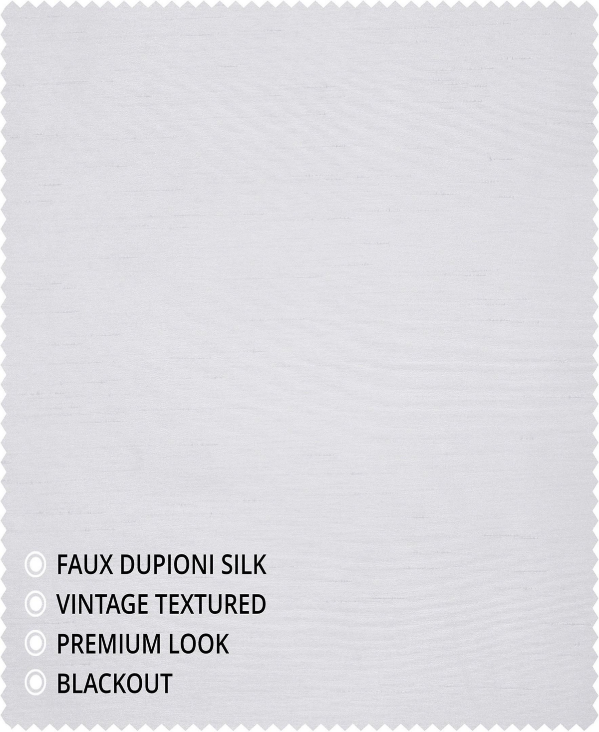 Half Price Drapes Silver Extra Wide Vintage Textured Faux Dupioni Silk Blackout Curtain