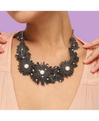 Women's Wild Flower Statement Necklace