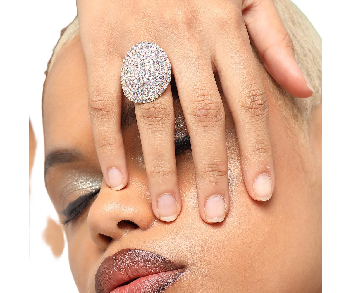 Sohi Women's Bling Cocktail Ring