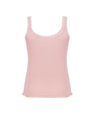 Hunkemoller Women's Rib Lace Cami