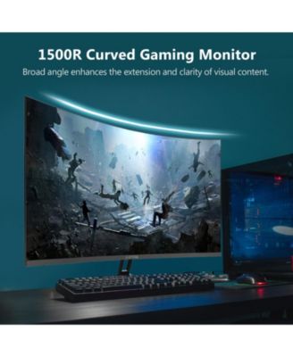 32 inch 2K 2560 x 1440 QHD 165Hz 1ms Curved Gaming Monitor, HDMI x 2, DP x 2, FreeSync