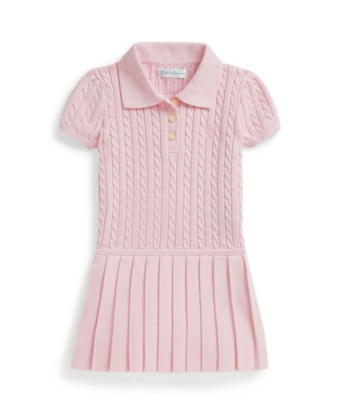 Polo Ralph Lauren Baby Girls' Mini-Cable Polo Sweater Dress