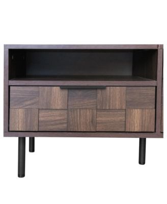 78" Mid Century Modern TV Stand with Storage Cabinets