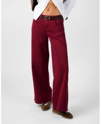 Women's Relaxed Low Rise Baggy Pants