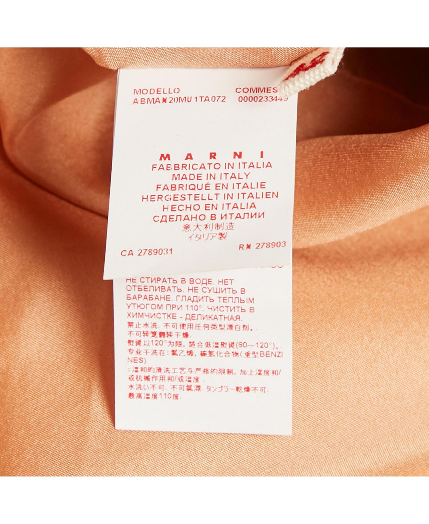 Women's Orange Crepe Pleated Sleeveless Short Dress