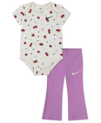 Baby Girls' Crewneck Bodysuit and Leggings, 2-Piece Set