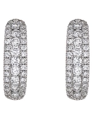 Diamond Huggie Earrings (1/2 ct. t.w.) in 14k Yellow Gold (also in 14k White Gold)