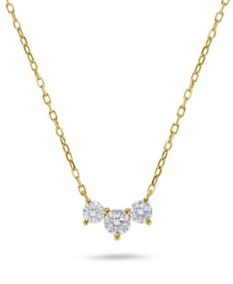 Diamond Necklace (1/2 ct. t.w.) in 14k Yellow Gold (also in 14k White Gold)