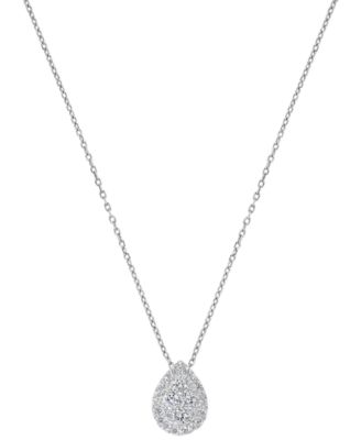 Diamond Pendant Necklace (1/3 ct. t.w.) in 14k Yellow Gold (also in 14k White Gold)